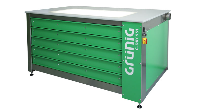 Tørrer, G-dry 551, Grünig, schablon